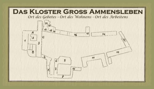 Plan des Klosters Gro Ammensleben aus dem Jahre 1806